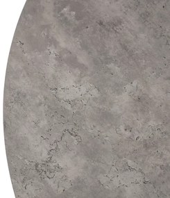 JAKS Masă rotundă extensibilă 90 - 190 cm beton Lugo