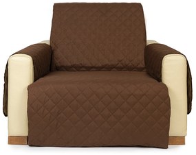 Cuvertură pentru fotoliu 4Home Doubleface maro/bej, 60 x 220 cm