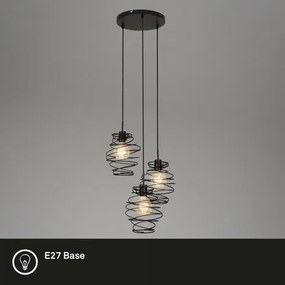 Briloner 4870-035 - Lustră pe cablu 3xE27/60W/230V