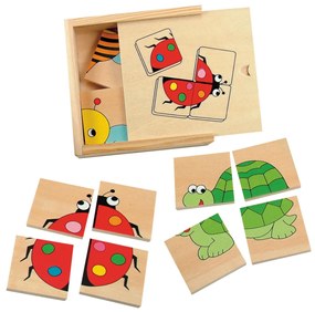 MINI PUZZLE IN CUTIE DE LEMN