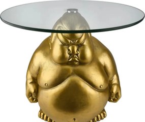 Masuta de cafea rotunda aurie SUMO 55cm