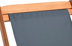 Șezlong de grădină SIENA, 94x60x94cm, antracit Jurhan