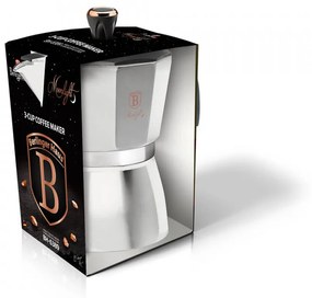 Espressor cafea pentru aragaz (Cafetiera) 3 cesti Moonlight Edition Berlinger Haus BH 6389