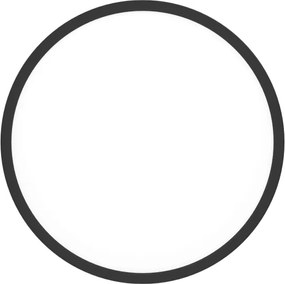 Eglo 901725 - Plafonieră LED RGBW reglabilă pentru baie FUEVA-Z LED/17,5W/230V 39,9cm IP44 neagră