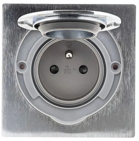 Priză încastrabilă de podea de exterior Solight 5B320 IP55