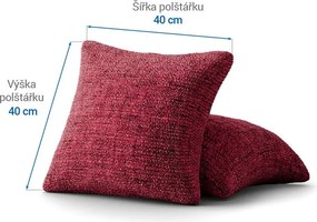 Gaico Huse bielastice VITTORIA bordo feţe de pernă 2 buc (40 x 40 cm)