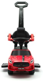 Mașinuță Baby Mix pentru copii cu sunet și barăde ghidare Racer, roșu