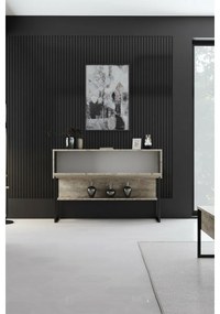 Comodă Luxe Travertine and Black