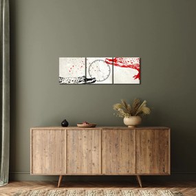Tablou - Crocodili (cu ceas) (90x30 cm)