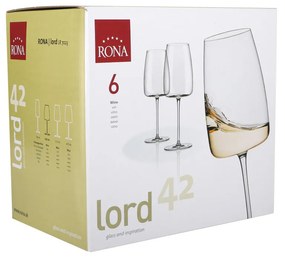 Set 6 pahare vin 420ml, RONA Lord