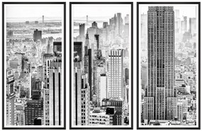 Tablou 3 piese Framed Art Manhattan View