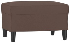 349289 vidaXL Taburet, maro, 60x50x41 cm, piele ecologică