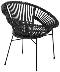Scaun de sufragerie Sakita (negru). 1010013