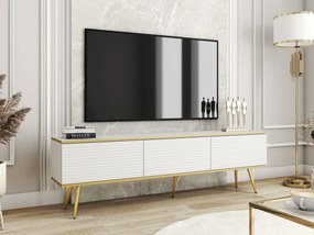 Dulap TV Onasewo II (Alb + auriu) . 1106250