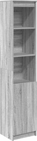 vidaXL Dulapuri gri Sonoma 37,5x35x180 cm Lemn prelucrat
