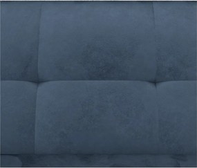 Colțar albastru extensibil cu tapițerie din catifea (cu colț variabil) Lilly – Støraa