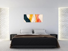 Tablou - Ilustrație colorată minimalistă II. (120x50 cm)
