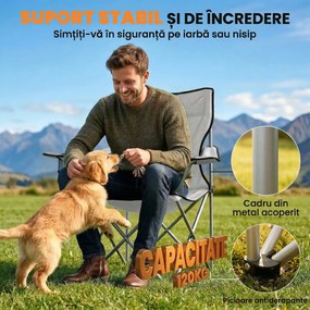 Outsunny scaun fotoliu pescar | Aosom Romania