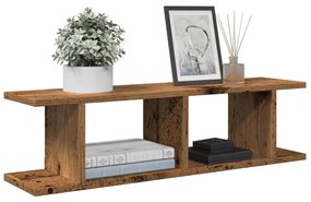 vidaXL Rafturi de perete 2 buc. lemn vechi 75x18x20 cm, lemn prelucrat