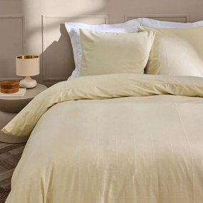 Lenjerie de pat fildeș pentru pat dublu, extinsă 240x220 cm Linella – douceur d'intérieur