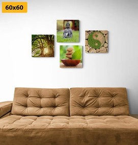 Set tablouri Feng Shui în design verde