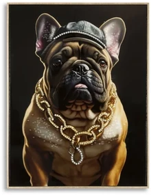 Tablou Modern pe Pânză - Bully, 62x4x82 cm, Mauro Ferretti
