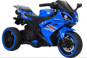 Motocicleta Electrica cu Acumulator Pentru Copii NOVOKIDS™ Storm Motor Trio GTX, Cu melodii si lumini, 12V, Max 30 kg, Trotineta Electrica, 3 Roti,
