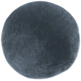 Pernă decorativă din microfibră Tiseco Home Studio Marshmallow, ø 40 cm, albastru închis
