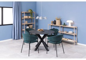 Bibliotecă în culoare naturală cu aspect de lemn de stejar 169x88x30 cm Braidwood – Actona