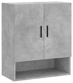 vidaXL Dulap de perete, gri beton, 60x31x70 cm, lemn compozit