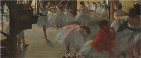 Tablou - Edgar Degas, The Dance Class, reproducere (120x50 cm)