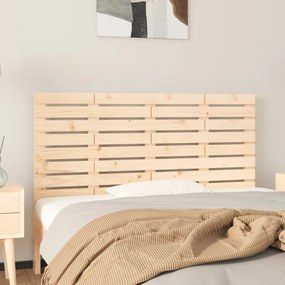 824728 vidaXL Tăblie de pat pentru perete, 126x3x63 cm, lemn masiv de pin