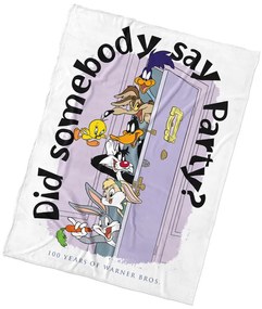 Carbotex Pătură pentru copii Looney TunesPetrecere la Trhlíks, 130 x 170 cm