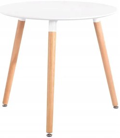 Masă rotundă ANELLO TRIPLE WHITE 60cm