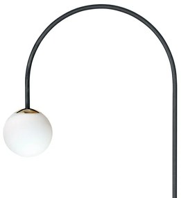 Zuma Line 1224 - Lampă de podea BOW 1xE14/10W/230V, neagră