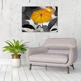 Tablou - Umbrelă galbenă (70x50 cm)