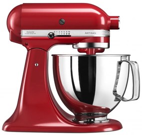 Mixer planetar Artisan Elegance KitchenAid 5KSM125EER, 300 W, 4,8 l, Direct drive, 10 viteze, Empire red