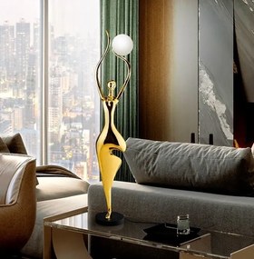 Figurina decorativa, Lampa de masa El Arbol auriu