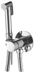 Baterie de bideu cu duș pentru instalare ascunsă Aqualine crom lucios