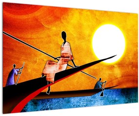 Tablou picturii epochale străveche (90x60 cm)