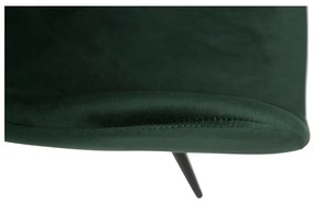 Scaun de sufragerie verde cu cotiere tapițat Gaia – DAN-FORM Denmark