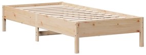 842710 vidaXL Cadru de pat, 90x200 cm, lemn masiv de pin