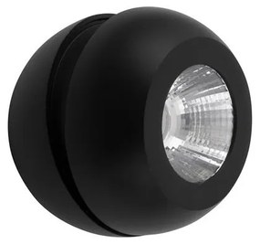 Spot LED aplicat perete sau tavan, directionabil Gon negru NVL-9105101