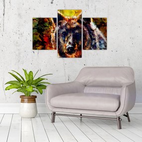 Tablou - Urs,pictură (90x60 cm)