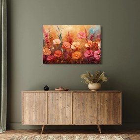 Tablou - Flori de pajiște, pictură (90x60 cm)
