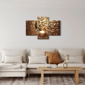 Tablou - Femeia în încăperea de aur (90x60 cm)