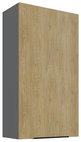 Dulap superior de bucătărie Carminia 60 G-108 1F (stejar cremona + antracit). 1127935