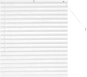 vidaXL Jaluzele venetiene Manual Alb 130 x 120 cm Aluminiu