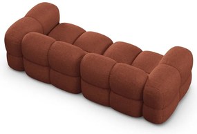 Canapea cărămizie 250 cm Loretto – Cosmopolitan Design