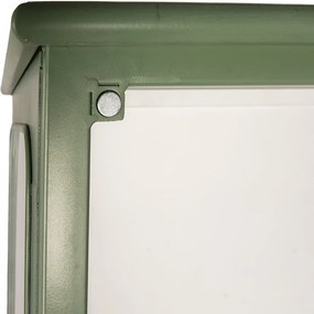 Dulap înalt din metal, verde, 54x42x184 cm, „Merville”